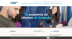 Desktop Screenshot of languagehousegranada.com